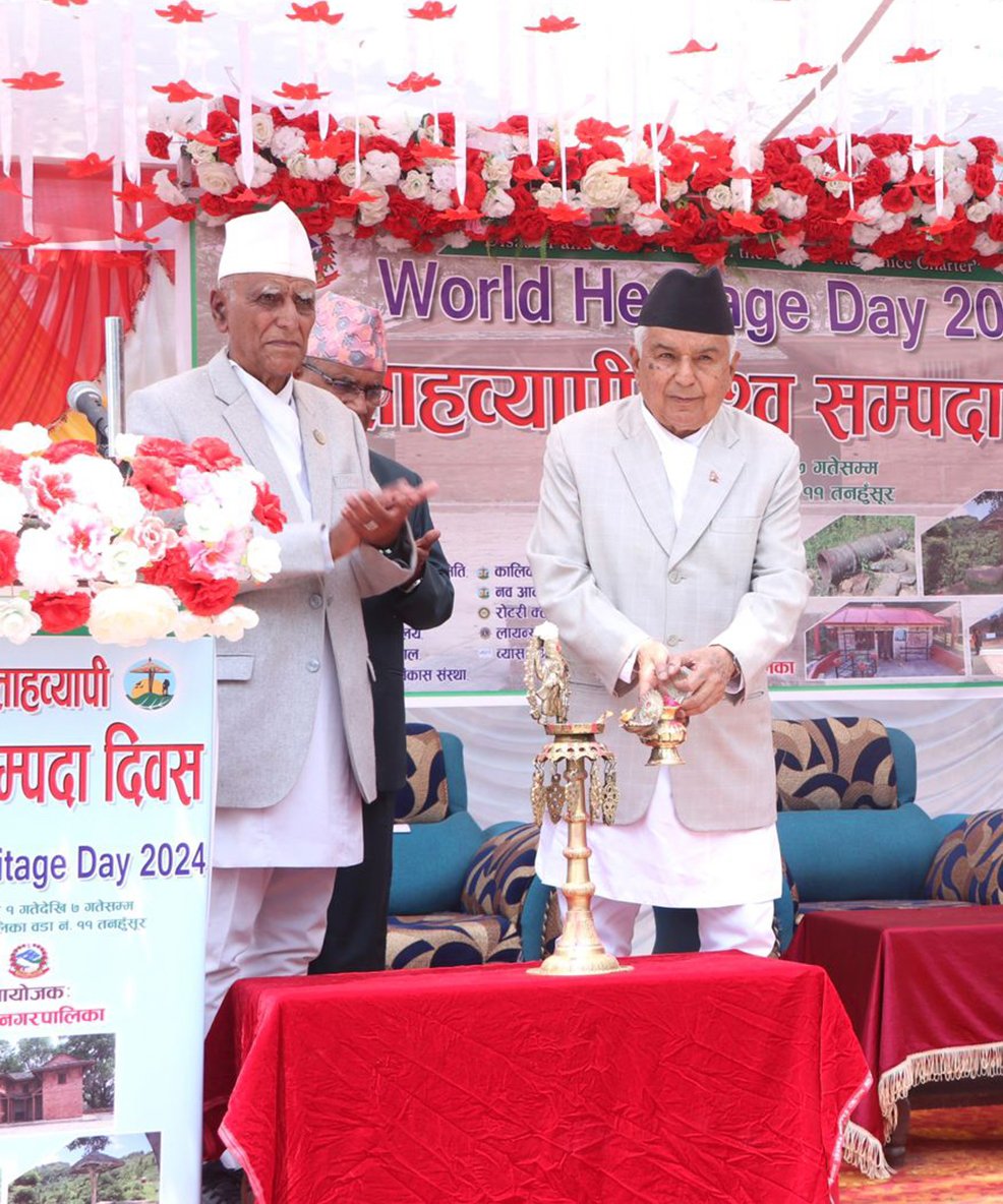 President Paudel inaugurates Khadgakalika Temple in Tanahun - Nepal Samaj