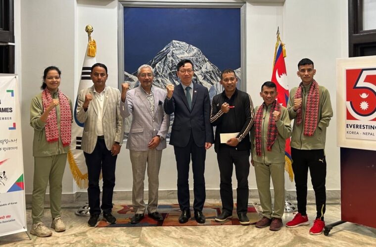 Korean Embassy extends best wishes for Nepali players to Paralympic-2024