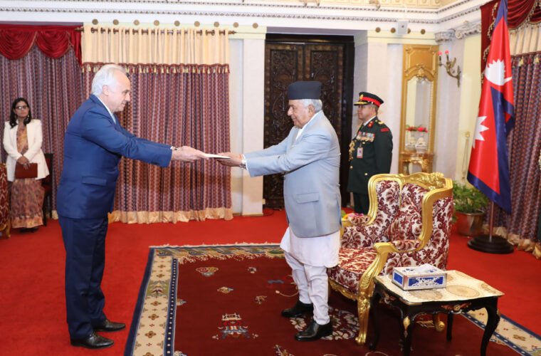 Ambassadors submit letters of credence to President Paudel - Nepal Samaj