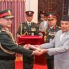 President confers honorary title of NA on Indian Army Chief