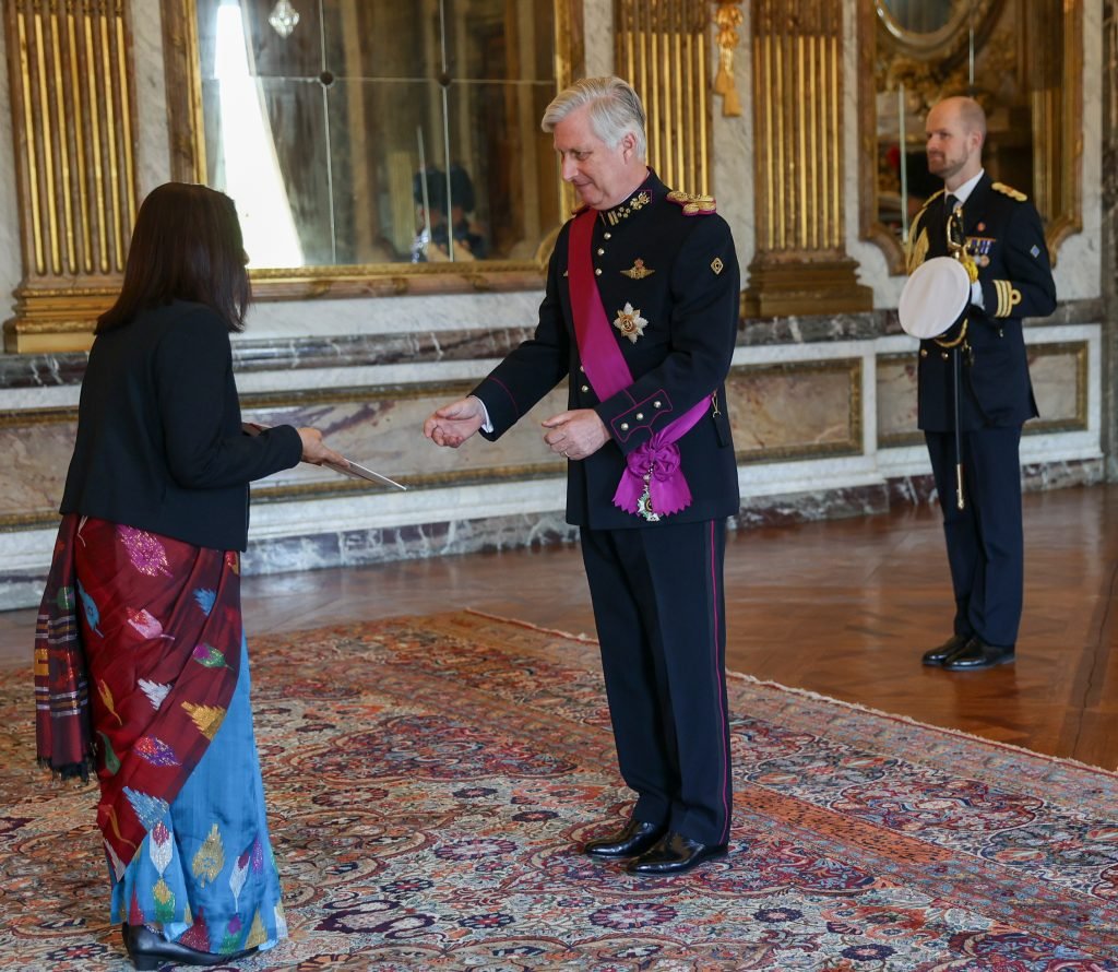 Envoy Lamsal presents Letters of Credence - Nepal Samaj