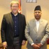 US Ambassador Thompson pays courtesy call on Vice President Yadav