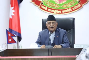 Prime Minister Oli to leave for a five-day visit to China