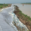 Emergency embankment along Rapti River gives a respite to locals