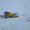 Helicopter Crashes in Lobuche, Pilot Rescued Safely