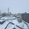 Mustang sees season’s first snowfall; travelers urged to take precaution