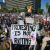Protesters out in force for anti-Trump ‘No Kings’ rallies across US