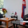 Indian Ambassador meets Home Minister Aryal