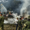 Colombian military plane crash kills at least 66