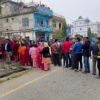 Voting is peacefully taking place in Kathmandu valley