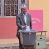 UML General Secretary Pokhrel casts vote