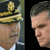 Hegseth asked US Army chief of staff to step down