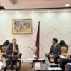 British ambassador Fenn pays courtesy call on Education Minister Pokharel
