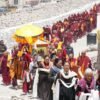 Choglamsar Sees Massive Participation in Peace Walk and Bum-sKhor Procession
