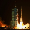 China launches three-crew space flight as part of Moon ambitions