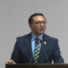 Finance Minister Dr Wagle responds queries at NA