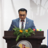 Finance Minister Dr Wagle presents Economic Survey