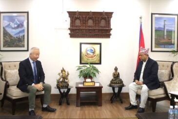 Japanese Ambassador Maeda calls on Foreign Minister Khanal