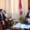 Huawei regional president Terry calls on Minister Dr Timilsina