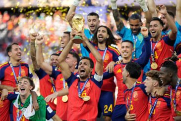 Spain win the FIFA World Cup title after 16 years