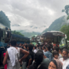Thirty injured in bus-truck collision