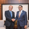 ADB President Kanda calls on Finance Minister Dr Wagle
