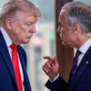 Trump slaps 50% tariffs on Canada and Carney vows to ‘intensify’ trade talks