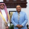 Saudi Arabian ambassador Mnikhr holds meeting with Foreign Minister Khanal