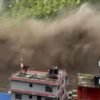Bhotekoshi flood sweeps away around 60 houses in Trishuli Bazaar