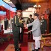 President confers insignia of Honorary General of Nepali Army on Indian Army Chief