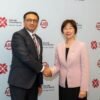Finance Minister Dr Wagle, AIIB President Jiayi meet