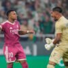 Mbappé misses penalty as Real Madrid suffer first defeat of the season