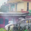 Electric car catches fire, driver found dead