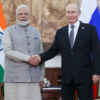 PM Modi, Chinese President Xi, Russian President Putin share handshake as world leaders gather for SCO summit