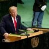 Trump threatens to ‘annihilate’ Iran in UN speech as officials from both countries meet on sidelines