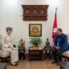 Swiss Ambassador pays courtesy call on Foreign Minister Khanal