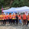 South Korean volunteers engage in cleaning flood-hit areas of Nuwakot
