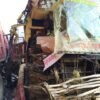 तनहुँको डुम्रेमा बस र टिपर ठोक्किएर दुर्घटना