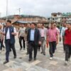 बाढीको जोखिम क्षेत्रमा उपप्रधानमन्त्री सिंहद्वारा निरीक्षण