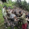 भारी वर्षापछि भारतमा पहिरोमा परी तीन सैनिकको मृत्यु, ६ जना बेपत्ता