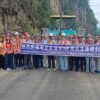 मुग्लिन पोखरा सडकको पूर्वी खण्डको कालोपत्र सकिएपछि खुसियाली