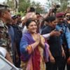 प्रधानमन्त्रीलाई भेट्न पूर्वराष्ट्रपति भण्डारी च्यासलमा