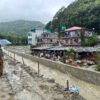 बाढीले पोखराको काहुखोला बाँध फुट्यो