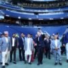 प्रधानमन्त्री ओलीद्वारा रियल मेड्रिडको रङ्गशाला अवलोकन