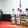 नवनियुक्त संघीय मामिला मन्त्री न्यौपानेले लिइन् शपथ