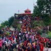 थानीमाई मन्दिरमा एकैदिन भित्रिए  ८६ फूलका डोली