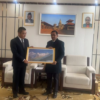 नेपाली महावाणिज्यदूत निरौला  र सिजाङ अध्यागमनका महानिर्देशकको भेट