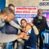 सर्लाहीको दादुरा सङ्क्रमित क्षेत्रमा खोप अभियान सुरु, तीन हजार ५४५ जनाले खोप लगाए