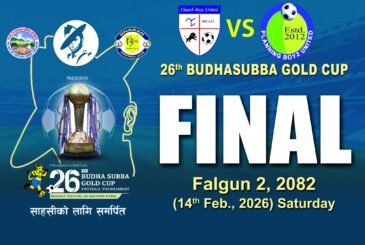बुढासुब्बा गोल्डकपको शनिबार फाइनल खेल हुने