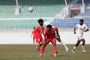 एन्फा पुरुष राष्ट्रिय लिग फुटबलमा भगवती र सातदोबाटो बराबरी